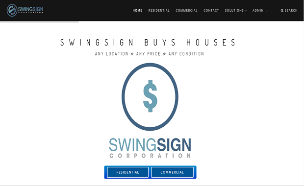 SwingSign Corporation Website